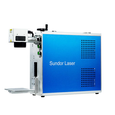 10w 20w 30w 50w Metal Fiber Laser Marking Machine 0.01mm Working Accuracy