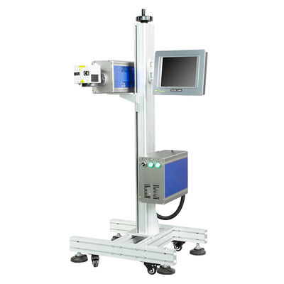 CRD Flying Co2 Laser Marking Machine PVC Pipes Cable Laser Printer For Plastic Bottles