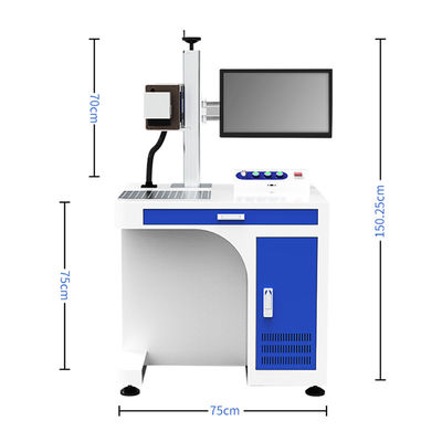 RF Metal Tube CO2 Laser Marking Machine 30w Wood Acrylic Leather Laser Engraving Machine