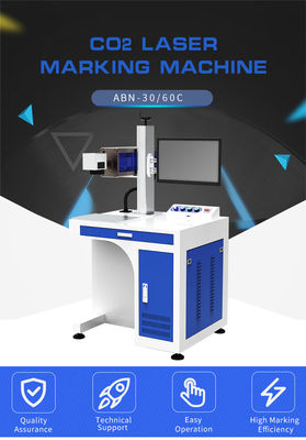 RF Metal Tube CO2 Laser Marking Machine 30w Wood Acrylic Leather Laser Engraving Machine