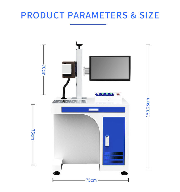 High Speed CO2 Laser Engraving Marking Machine 30w 50w 100w