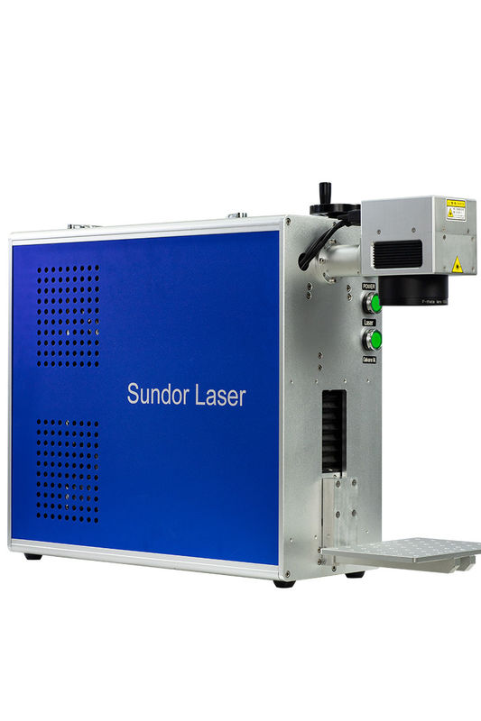 Separate Portable Mopa 3D Fiber Laser Engraving Machine For Metal Rubber Plastic